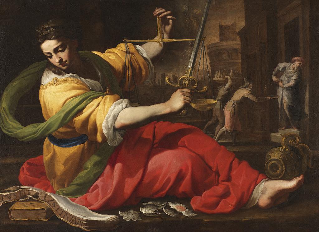 Bernardino Mei, 1612-1676, Allegory of Justice, 1656