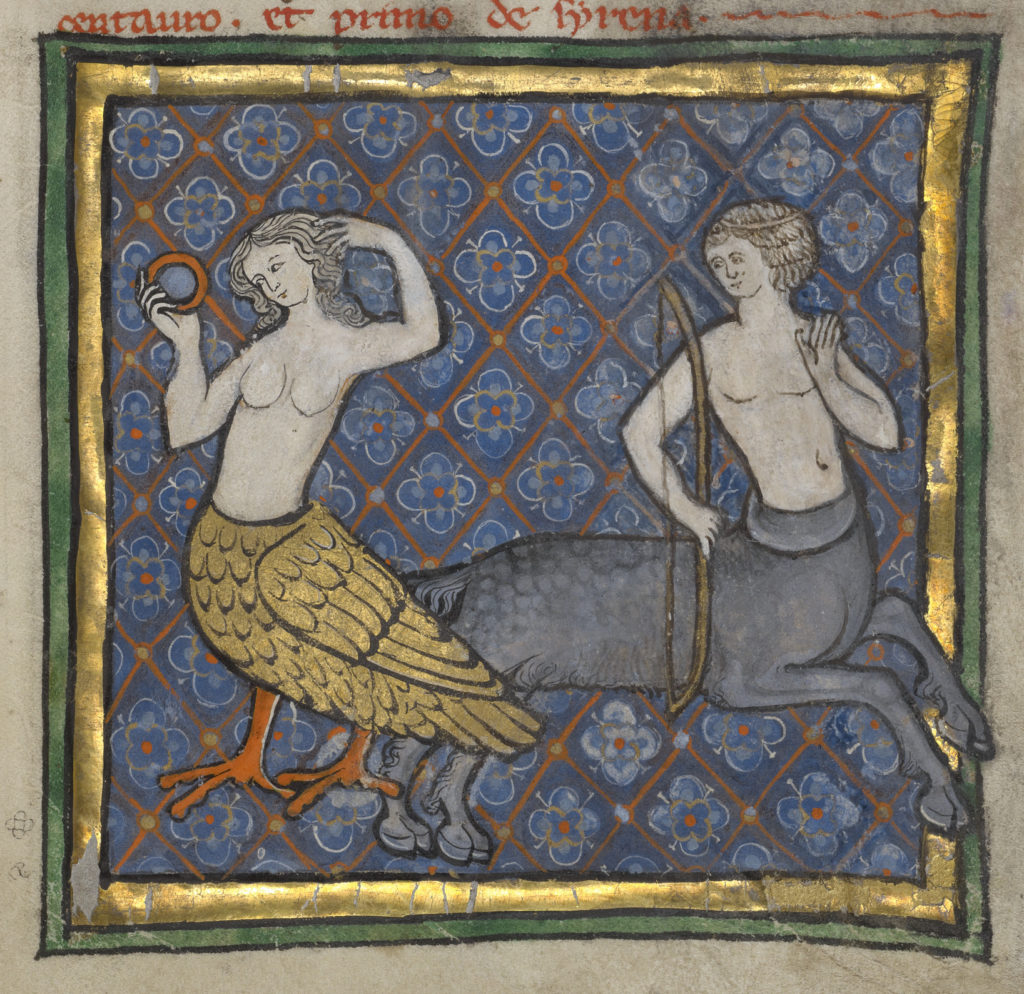 A Siren and a Centaur